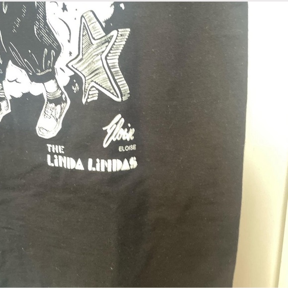 Medium black The Linda Lindas Elouise signature Bassists against Racists shirt - Picture 3 of 5